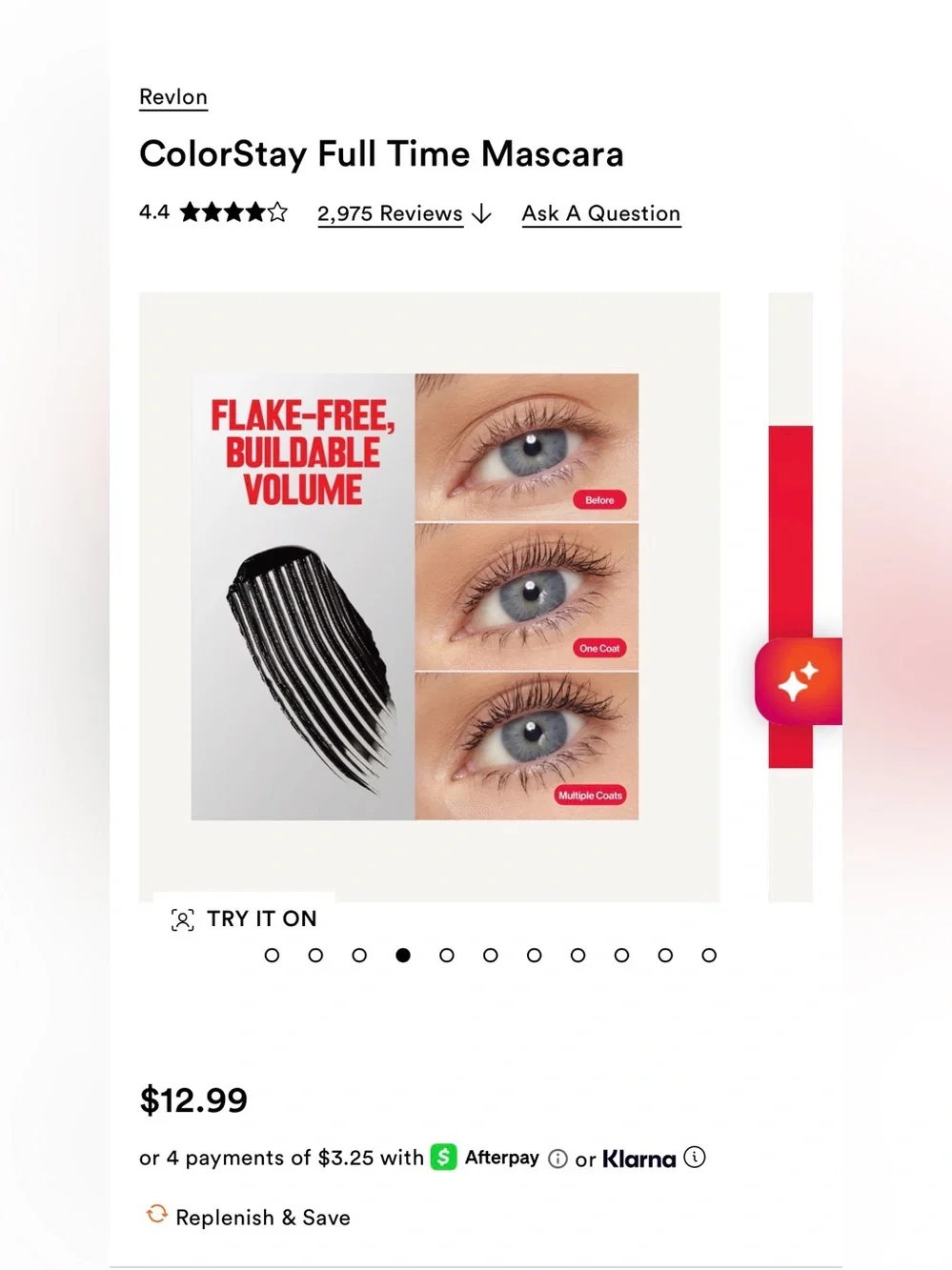 Revlon Full Time Mascara in Black